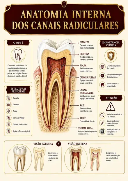 Anatomia Interna dos Canais Radiculares